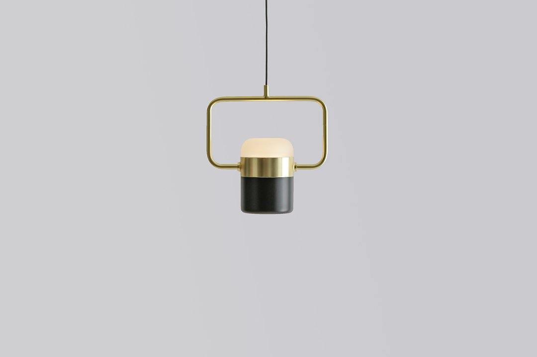 Solara Suspension Ajustable en Verre avec Laiton - Neutralighting