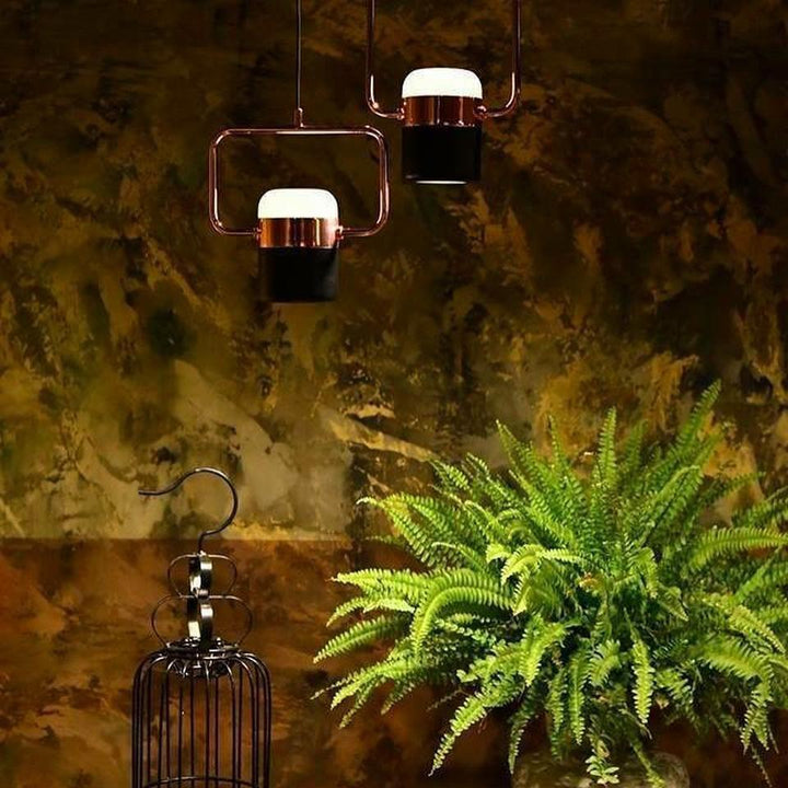 Solara Suspension Ajustable en Verre avec Laiton - Neutralighting