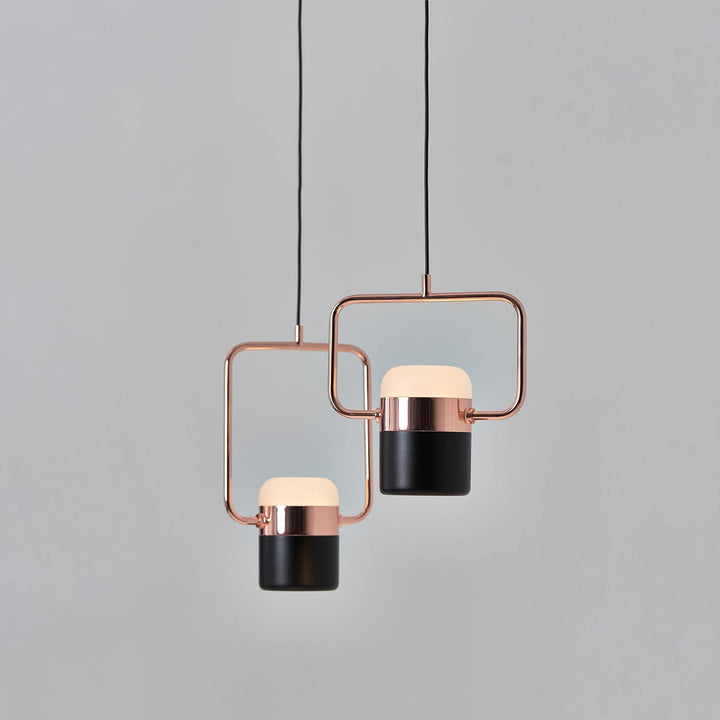 Solara Suspension Ajustable en Verre avec Laiton - Neutralighting