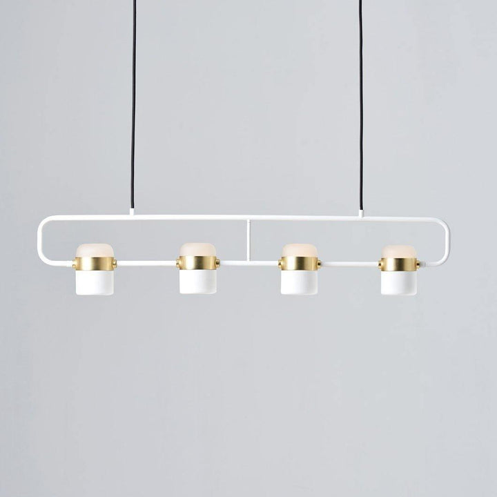 Solara Suspension Ajustable en Verre avec Laiton - Neutralighting