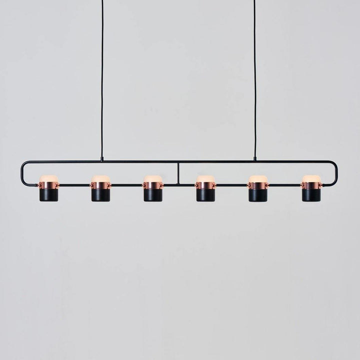 Solara Suspension Ajustable en Verre avec Laiton - Neutralighting
