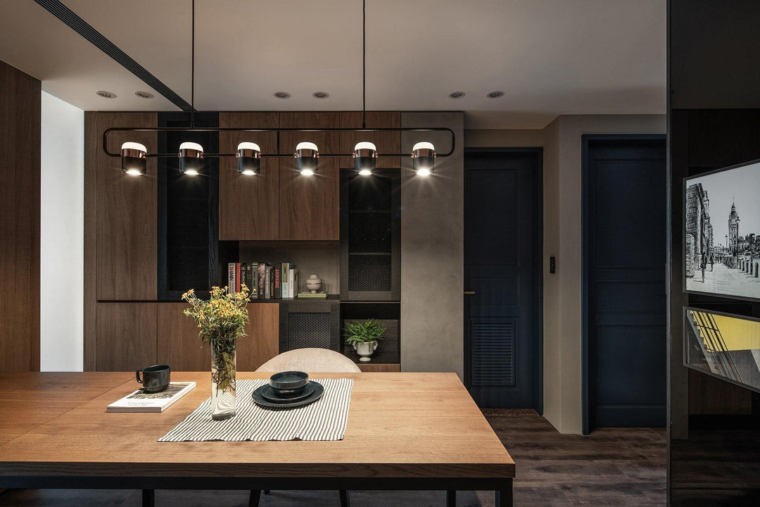 Solara Suspension Ajustable en Verre avec Laiton - Neutralighting