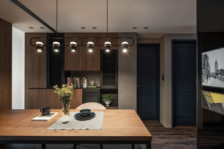 Solara Suspension Ajustable en Verre avec Laiton - Neutralighting