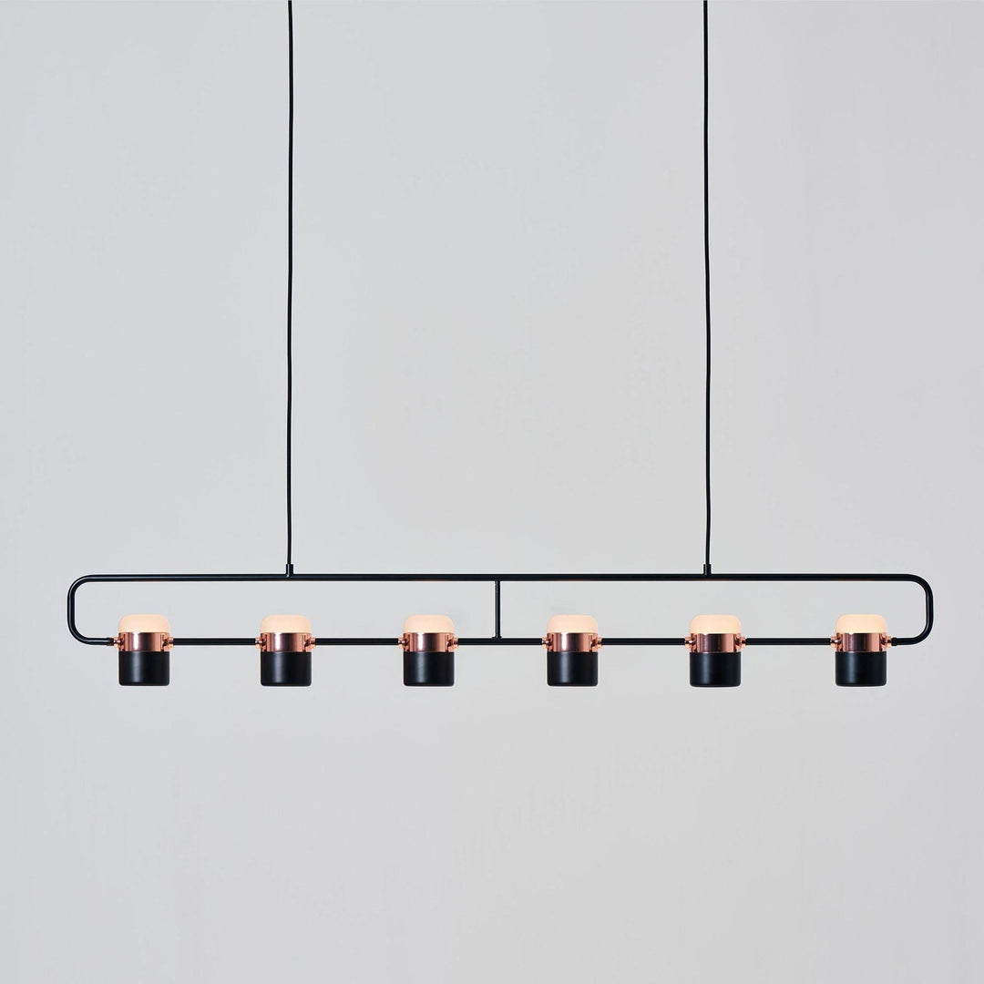 Solara Suspension Ajustable en Verre avec Laiton - Neutralighting