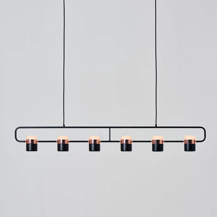 Solara Suspension Ajustable en Verre avec Laiton - Neutralighting