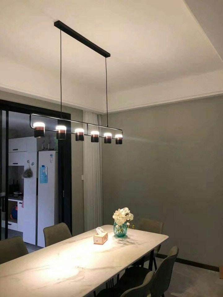 Solara Suspension Ajustable en Verre avec Laiton - Neutralighting