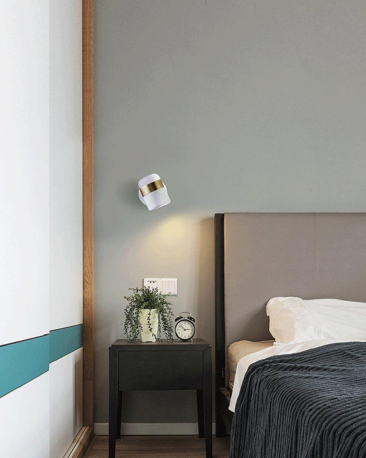 Lustra Applique Murale Verre Noir Ajustable - Neutralighting