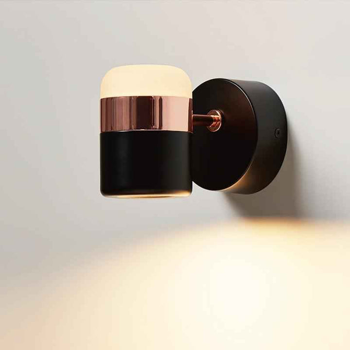Lustra Acrylique 12cm Noir LED 1W
