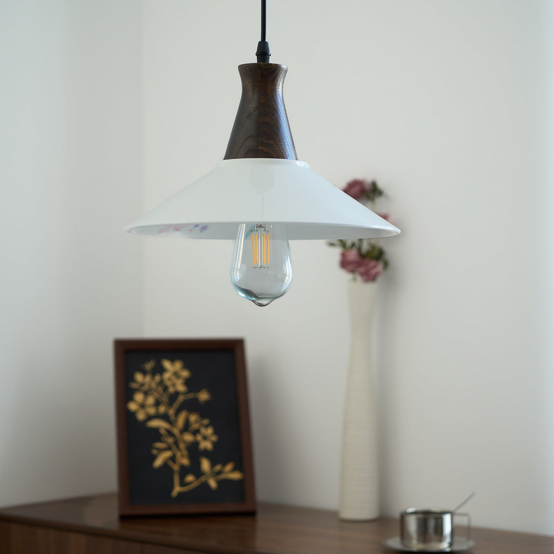 Linna Suspension Main Peint Florale Rustique - Neutralighting