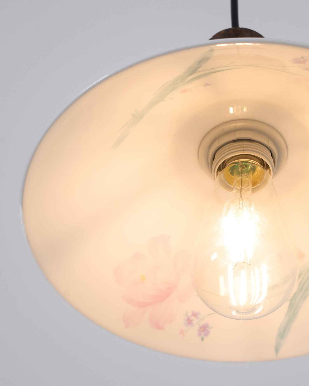 Linna Suspension Main Peint Florale Rustique - Neutralighting