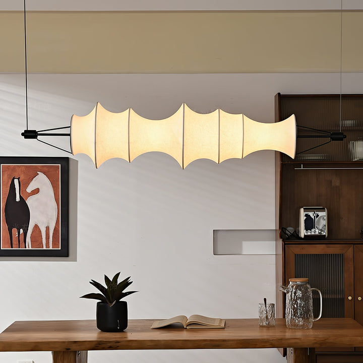 Avlorisra Suspension en Soie Élégance Artistique - Neutralighting