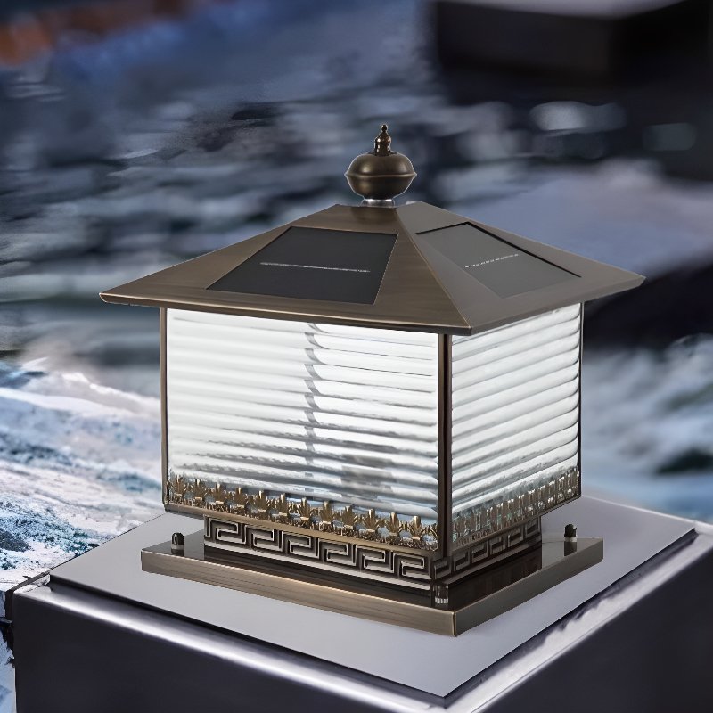Syvenira Vintage Solaire Pagode Verre Extérieur Lumière - Neutralighting