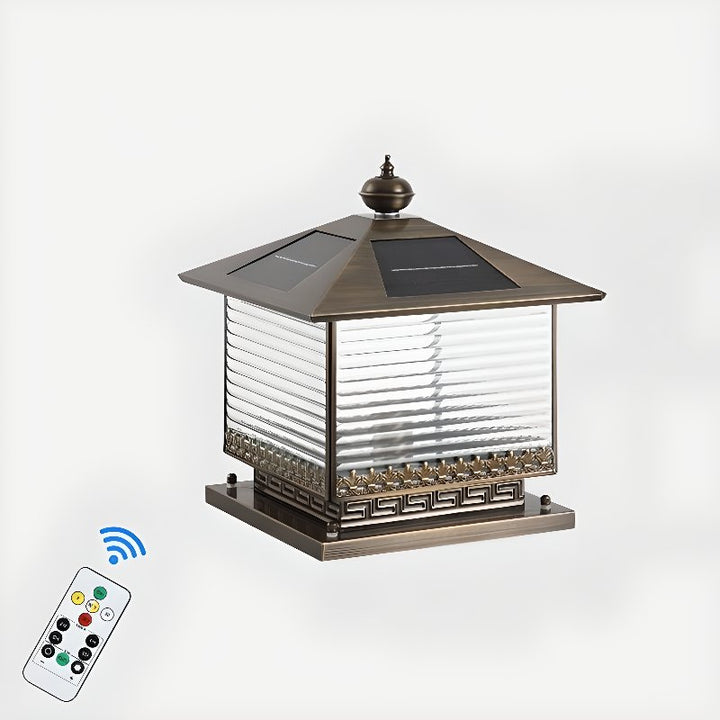 Syvenira Vintage Solaire Pagode Verre Extérieur Lumière - Neutralighting