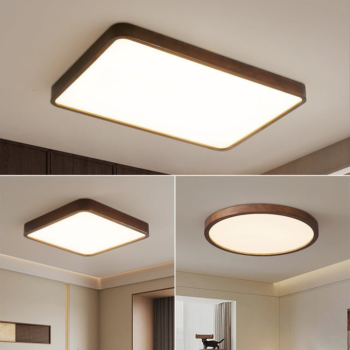 Vanoren Lampe Plafonnier Moderne Minimaliste en Bois - Neutralighting