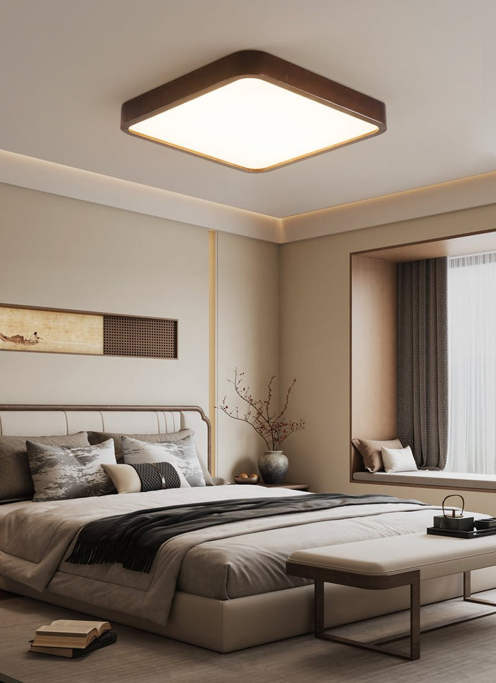 Vanoren Lampe Plafonnier Moderne Minimaliste en Bois - Neutralighting