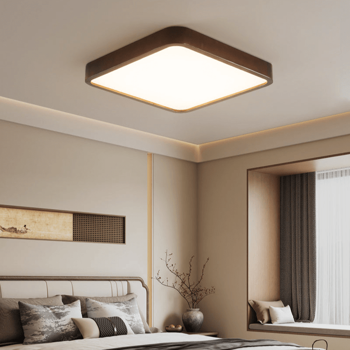 Vanoren Lampe Plafonnier Moderne Minimaliste en Bois - Neutralighting