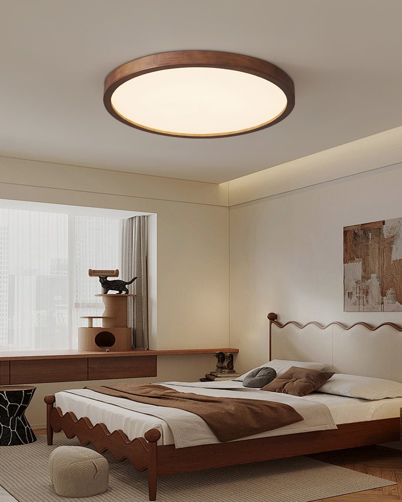 Vanoren Lampe Plafonnier Moderne Minimaliste en Bois - Neutralighting
