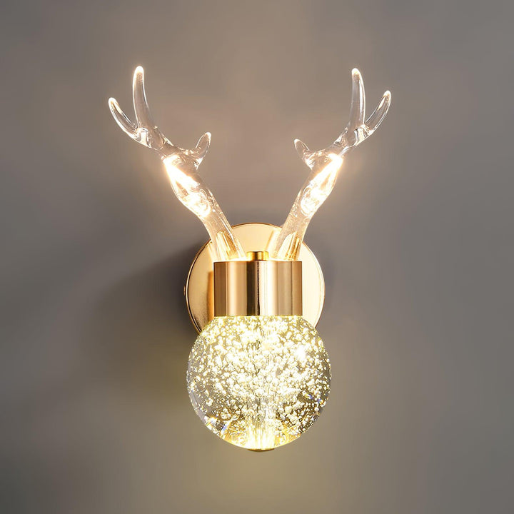 Timber Lampe Murale en Cristal de Cerf de Luxe Postmoderne - Neutralighting