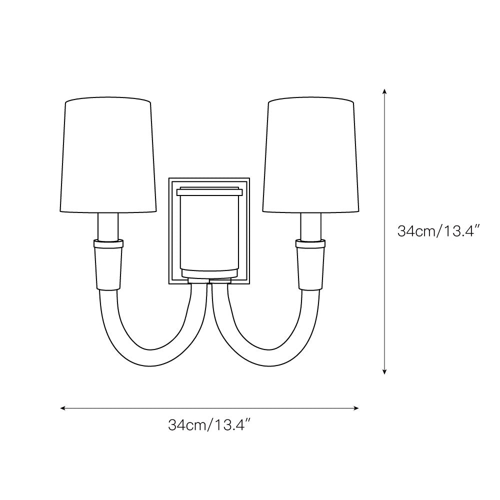 Etalarae Applique Murale Moderne et Minimaliste en Tissu Cristal - Neutralighting