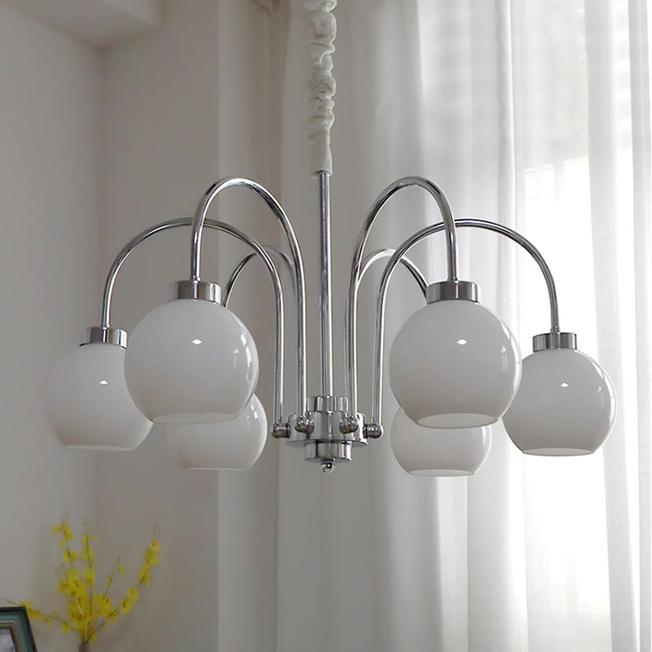 Lustra Chandelier Boules en Verre Jaune - Neutralighting