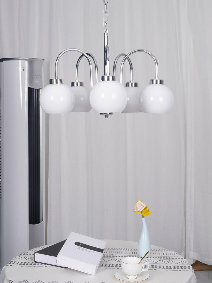 Lustra Chandelier Boules en Verre Jaune - Neutralighting