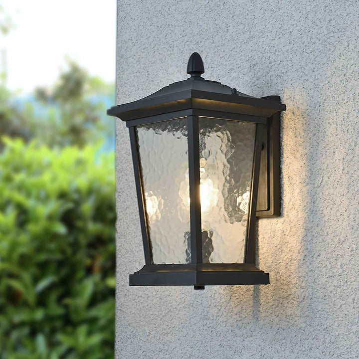 Edwin Verre 21cm Noir LED