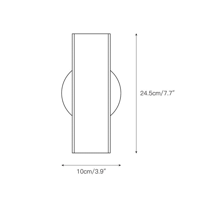 Ivsileth Applique Murale Moderne Minimaliste en Métal et Plastique - Neutralighting