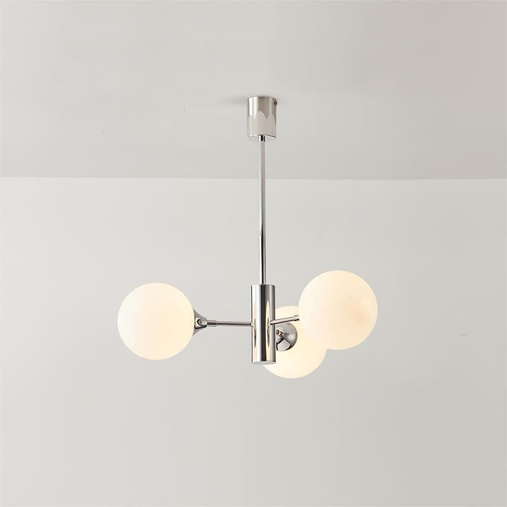 Lustra Chandelier Globe en Verre Chromé - Neutralighting