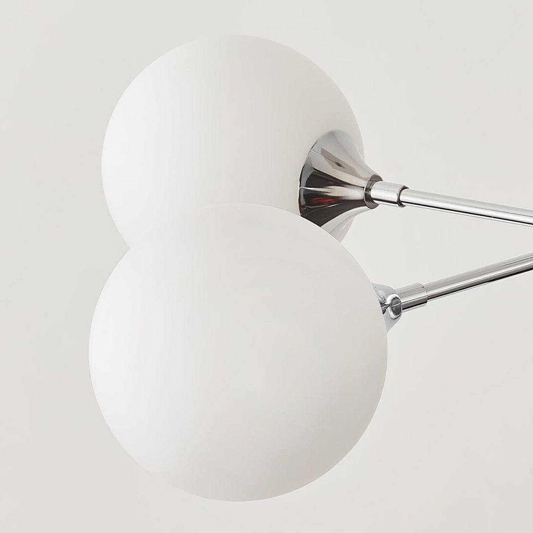 Lustra Chandelier Globe en Verre Chromé - Neutralighting