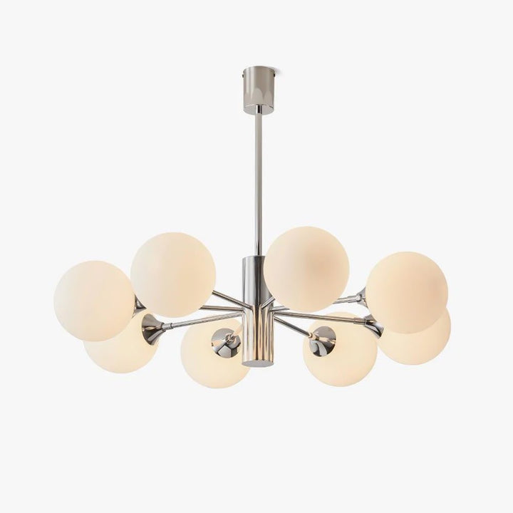 Lustra Chandelier Globe en Verre Chromé - Neutralighting