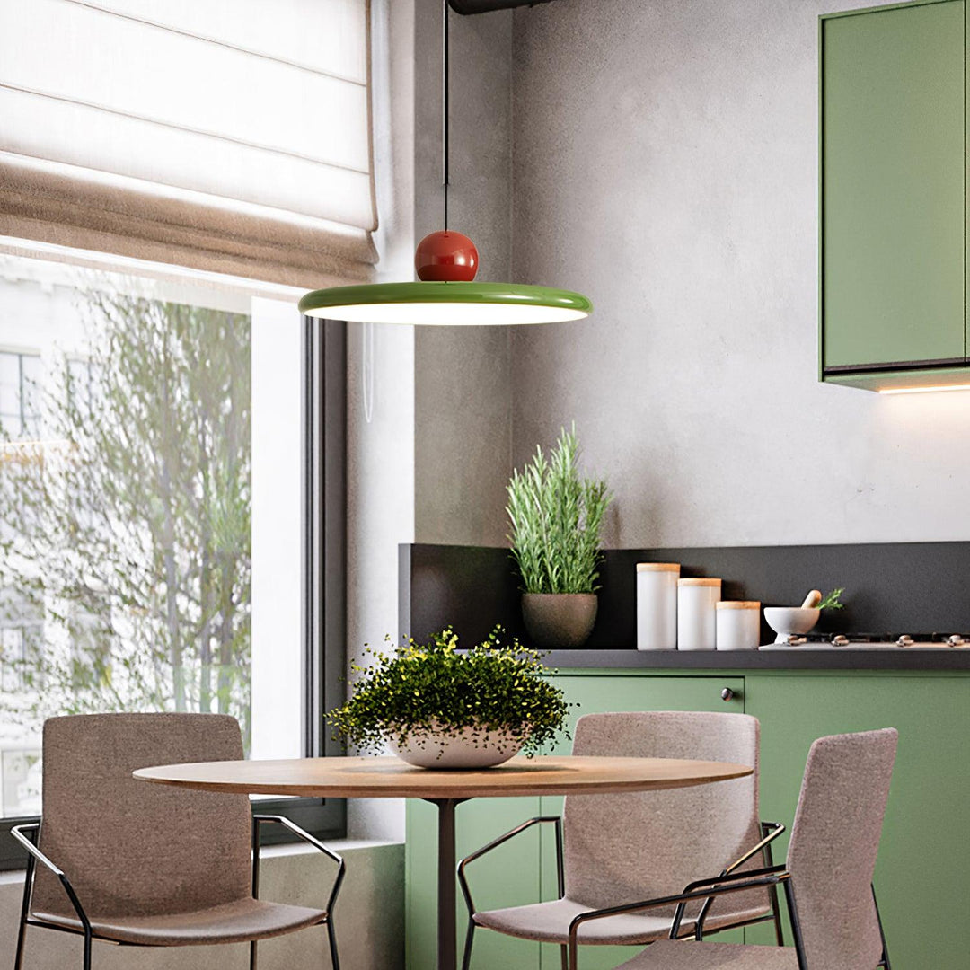 Lustra Lampe Pendante Swag Verte et Rouge - Neutralighting