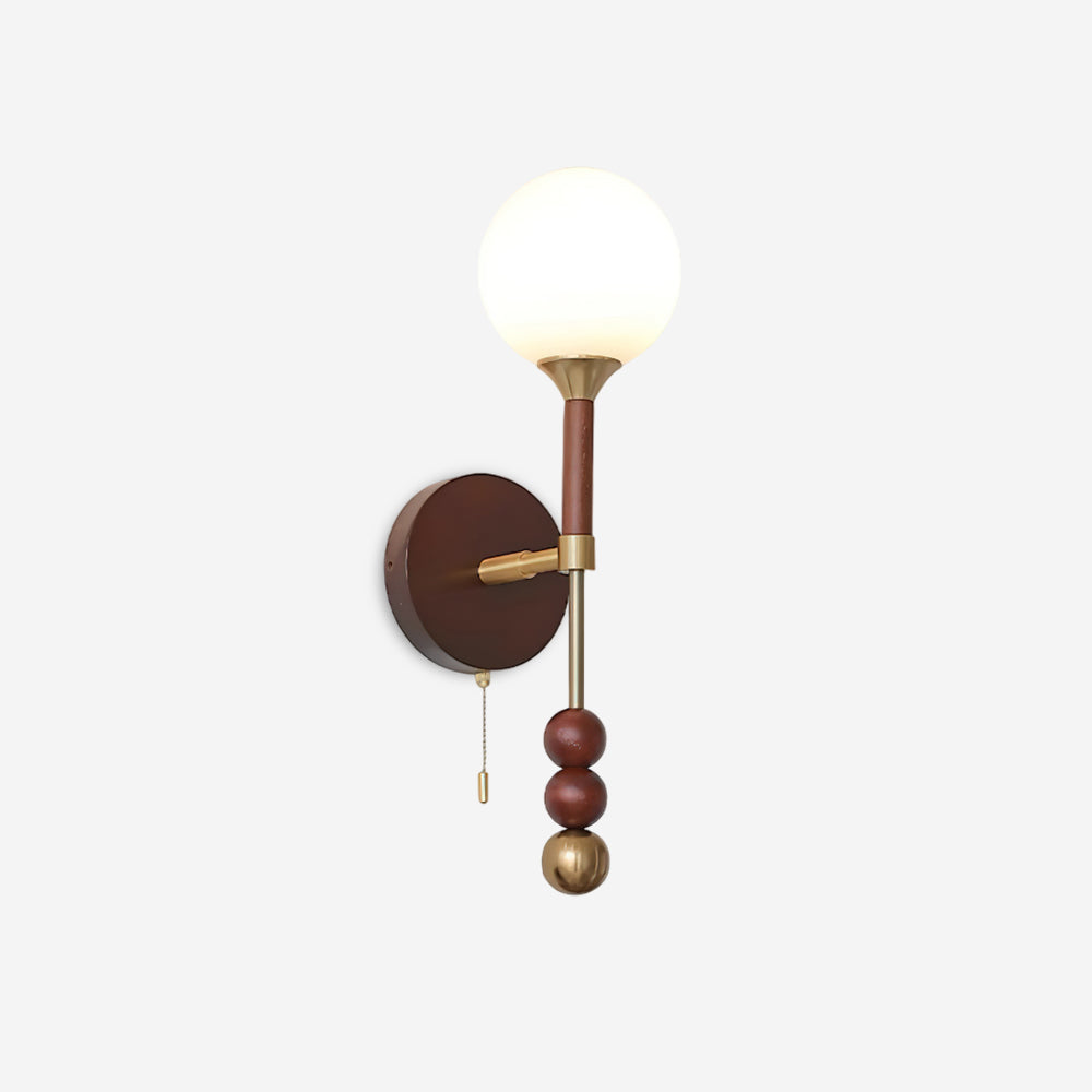 Dream Applique Murale Vintage Verre Bois Noyer - Neutralighting