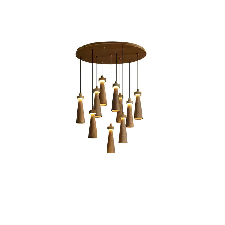 Taper Suspension en Bois Minimaliste - Neutralighting
