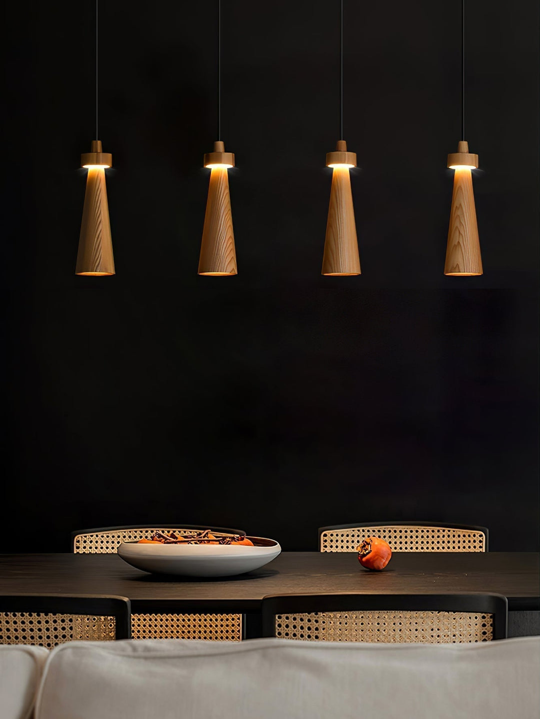 Taper Suspension en Bois Minimaliste - Neutralighting