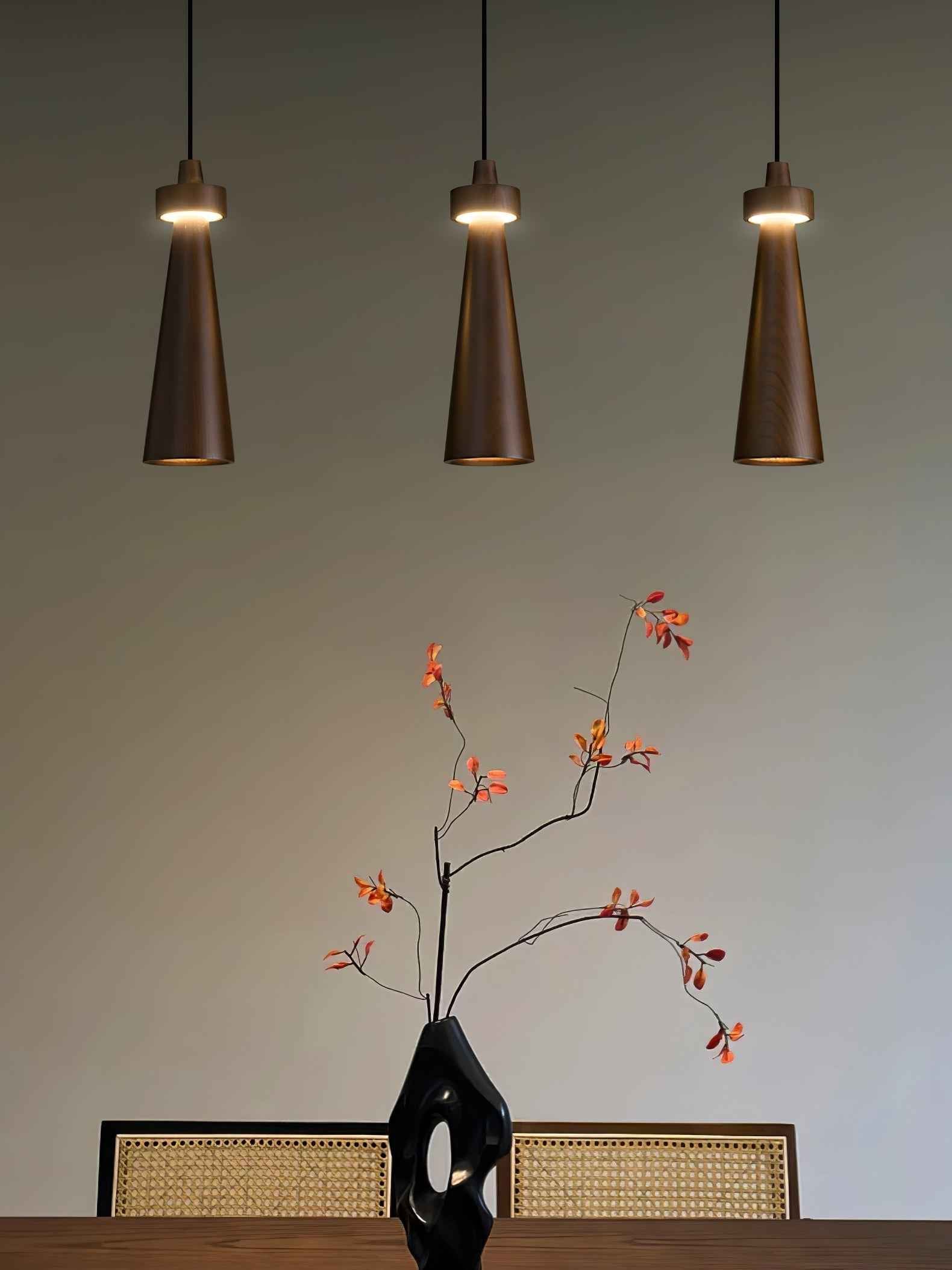 Taper Suspension en Bois Minimaliste - Neutralighting
