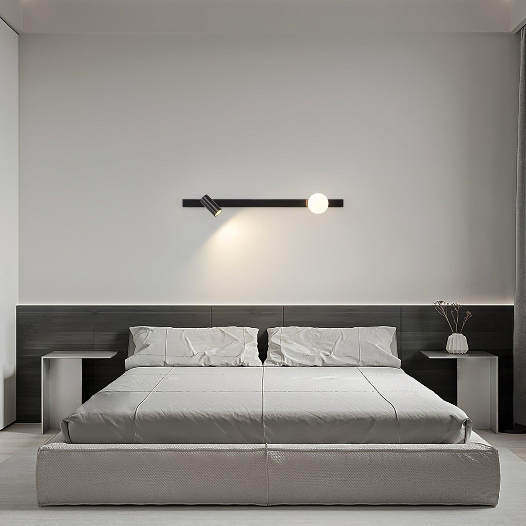 Elarise Lampe Murale en Laiton et Verre Minimaliste - Neutralighting