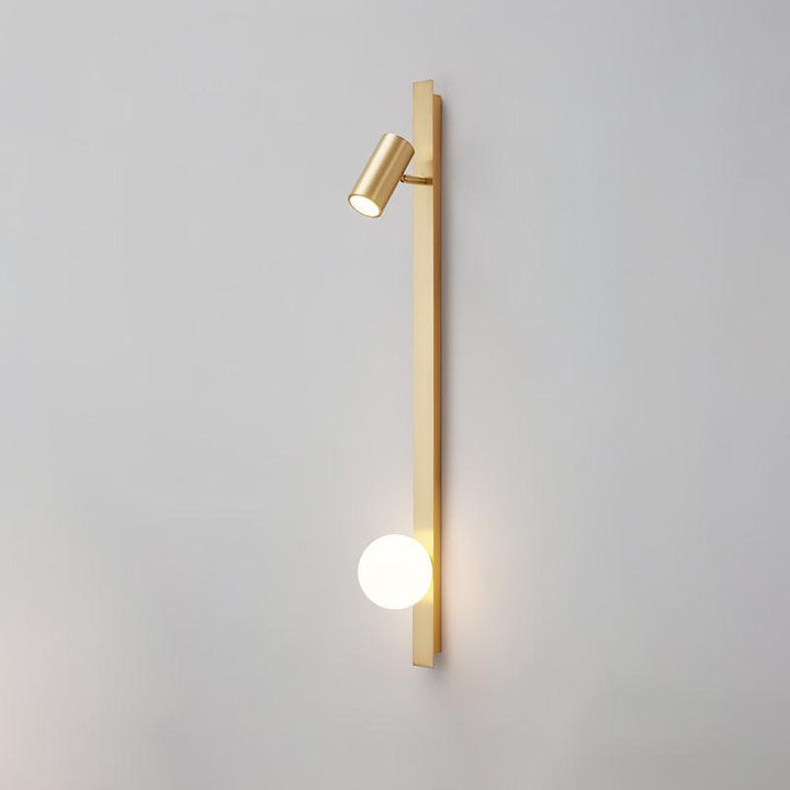 Elarise Lampe Murale en Laiton et Verre Minimaliste - Neutralighting