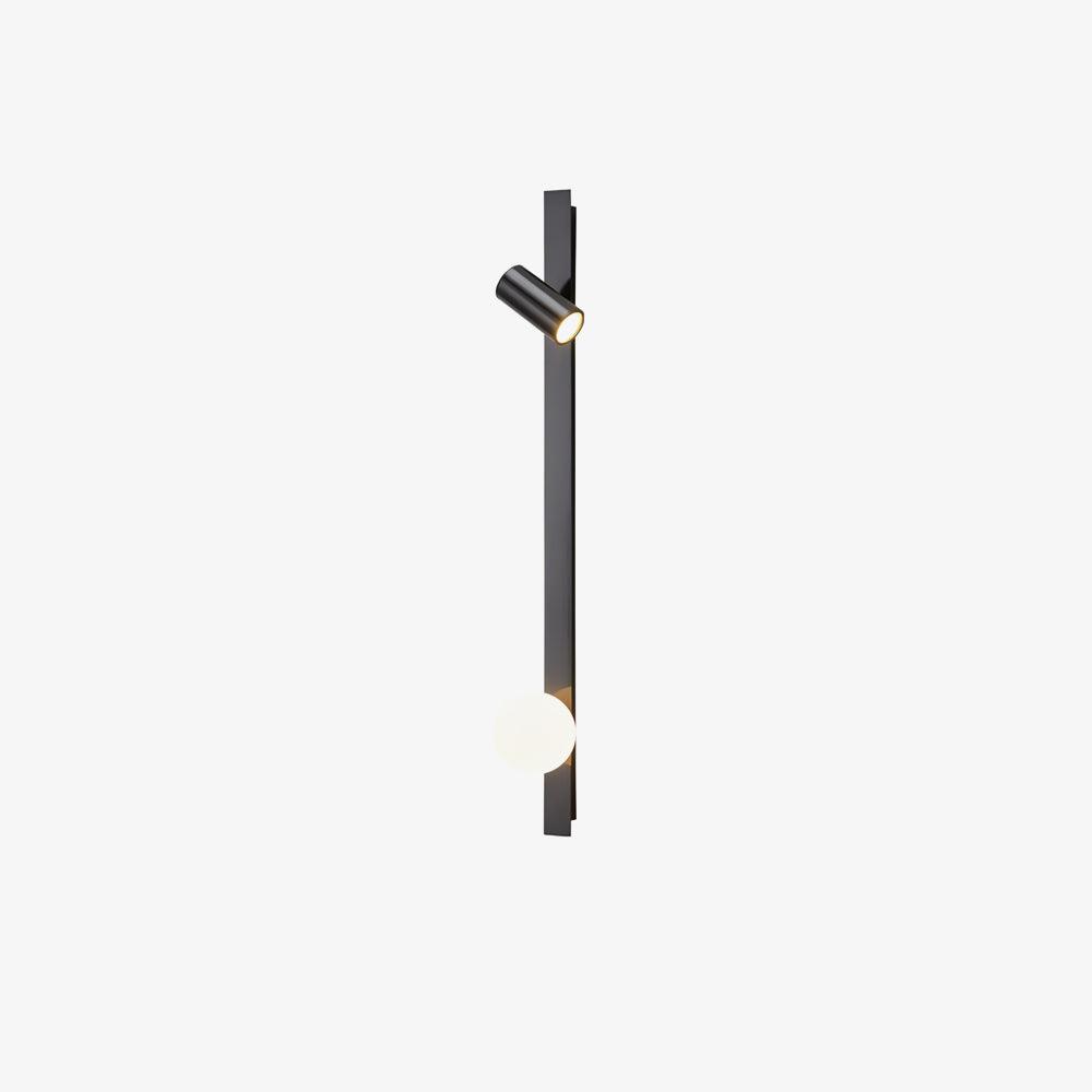 Evlaeiel Long Arm Plug-in Brass Glass Wall Light - Neutralighting