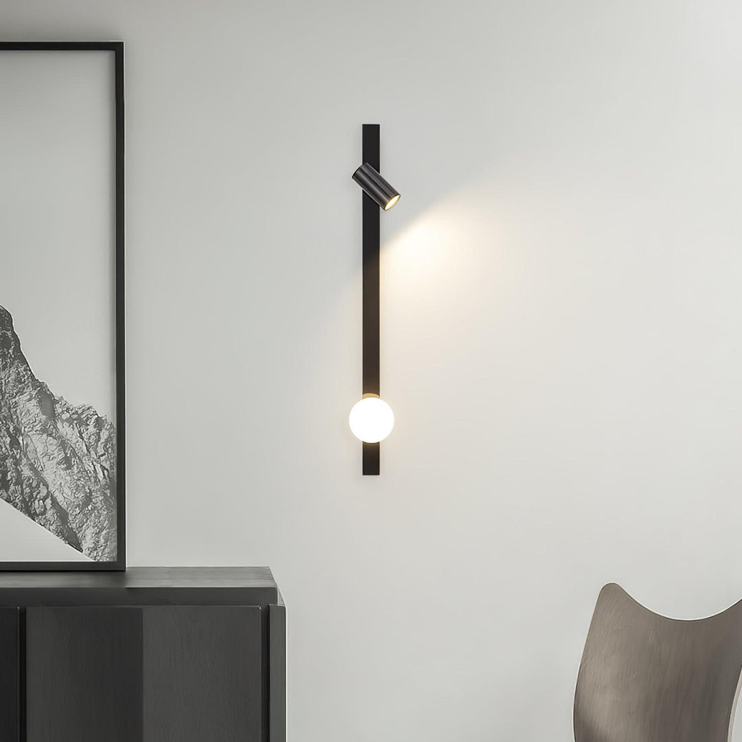 Elarise Lampe Murale en Laiton et Verre Minimaliste - Neutralighting
