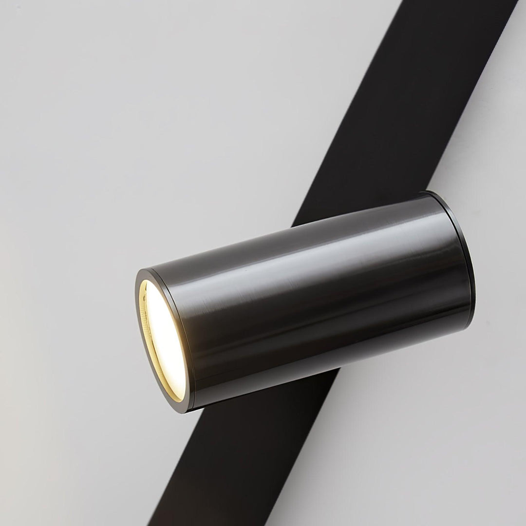 Evlaeiel Long Arm Plug-in Brass Glass Wall Light - Neutralighting