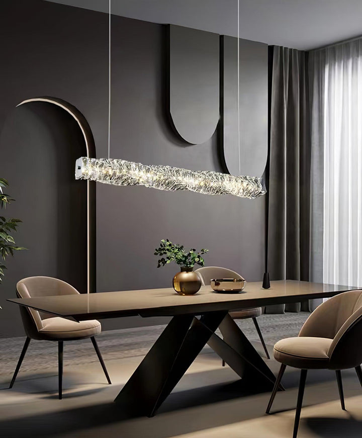 Stream Suspension Linéaire en Cristal - Neutralighting