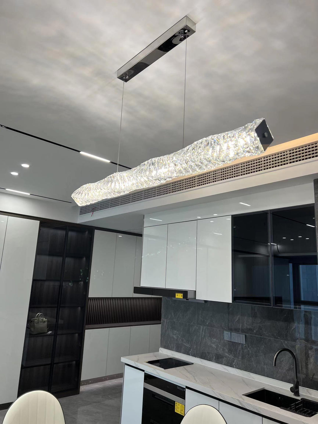 Stream Suspension Linéaire en Cristal - Neutralighting