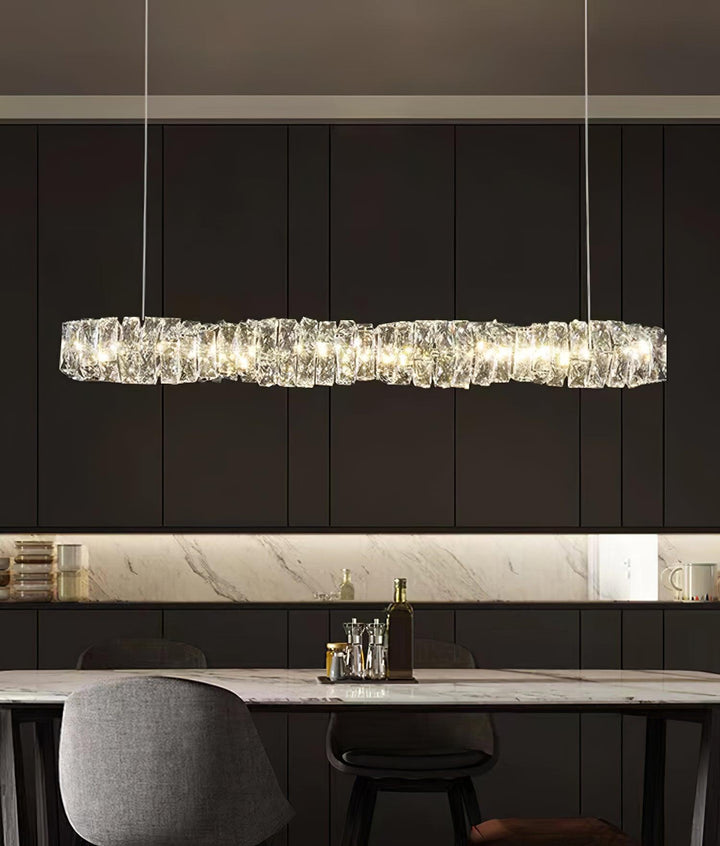 Stream Suspension Linéaire en Cristal - Neutralighting