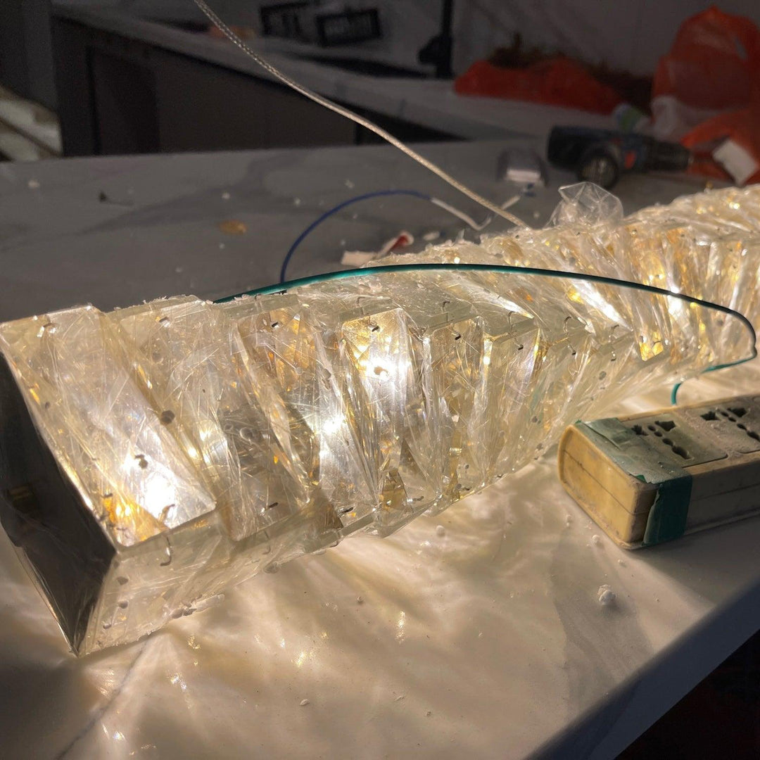Stream Suspension Linéaire en Cristal - Neutralighting