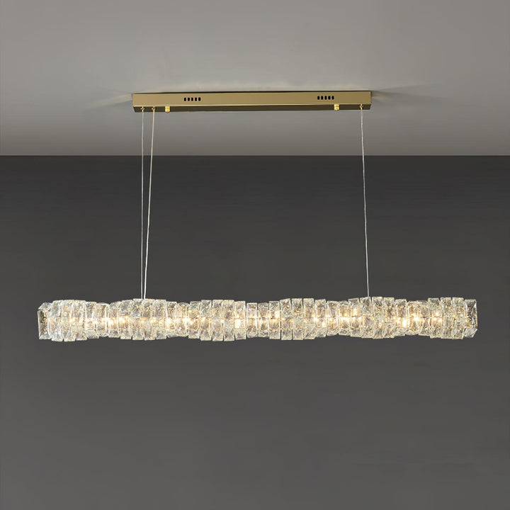 Stream Suspension Linéaire en Cristal - Neutralighting