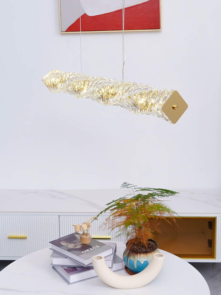 Stream Suspension Linéaire en Cristal - Neutralighting