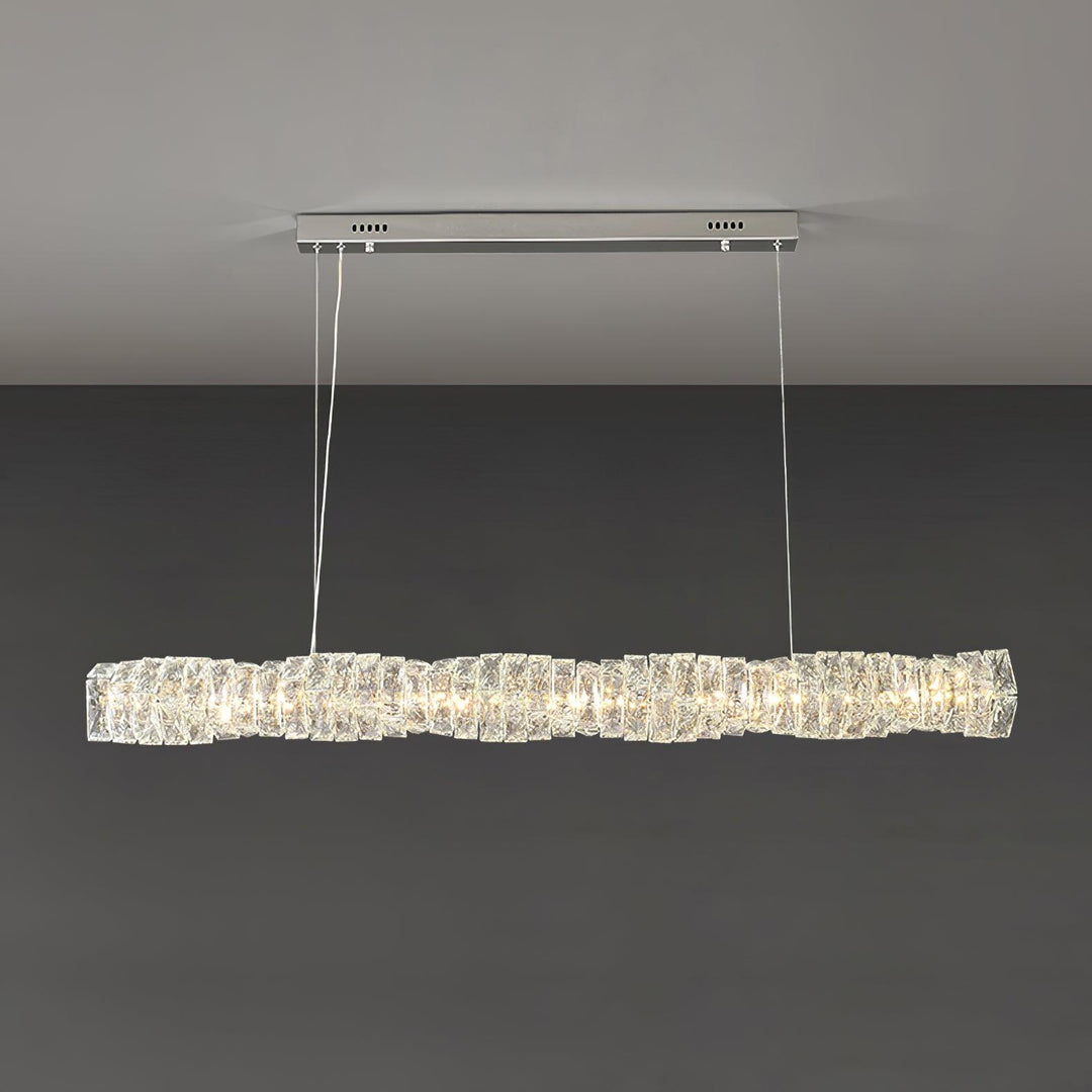 Stream Suspension Linéaire en Cristal - Neutralighting
