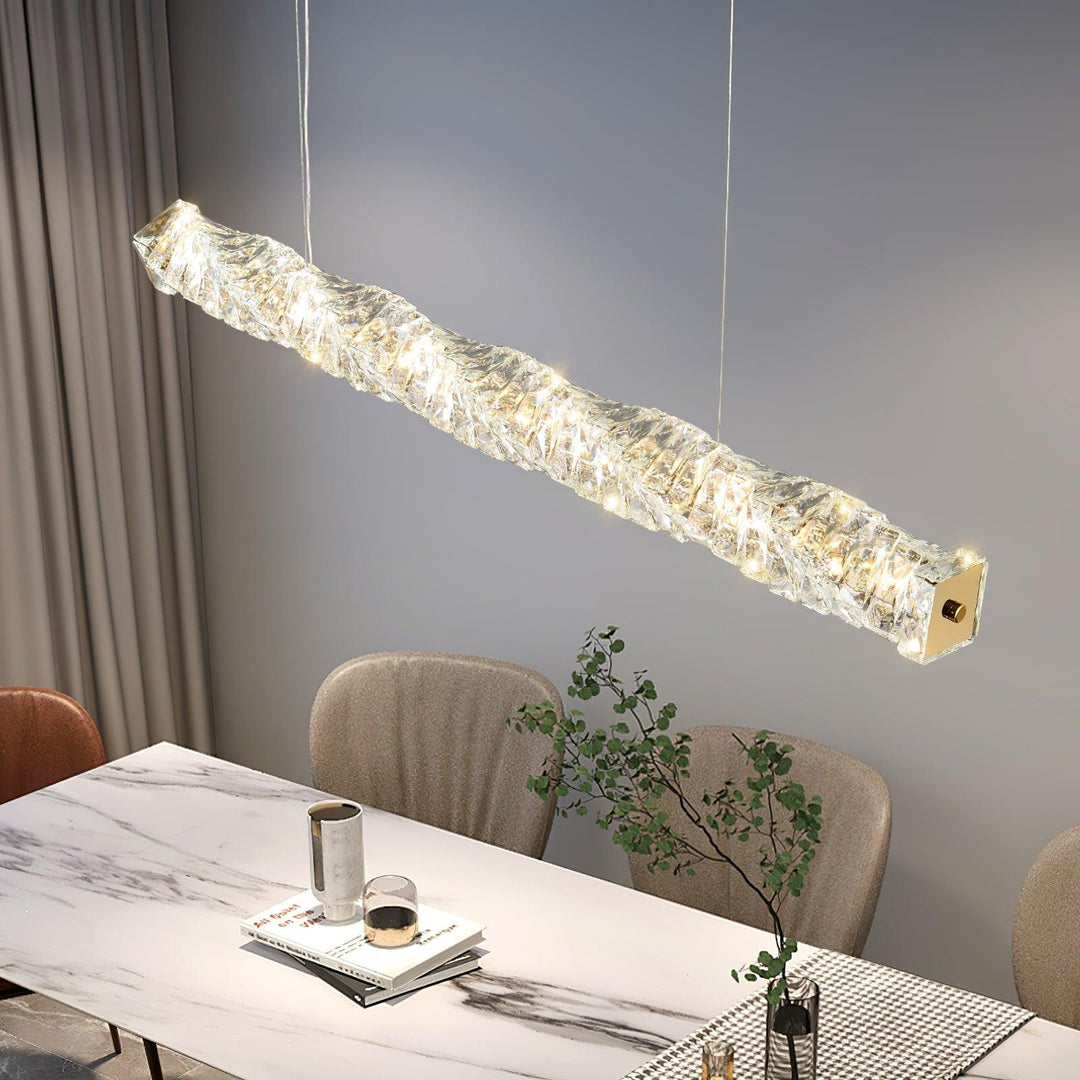 Stream Suspension Linéaire en Cristal - Neutralighting