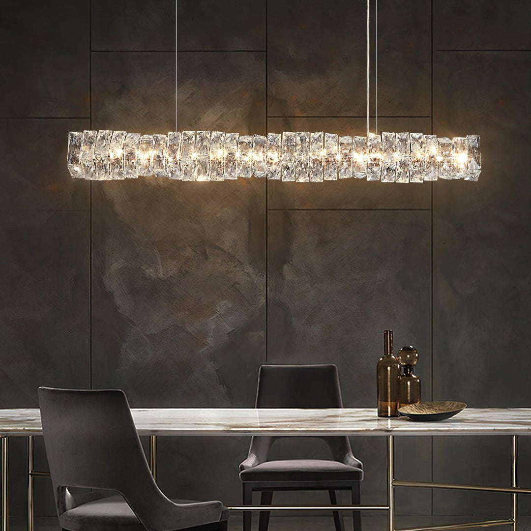 Stream Suspension Linéaire en Cristal - Neutralighting