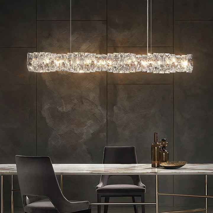 Stream Suspension Linéaire en Cristal - Neutralighting